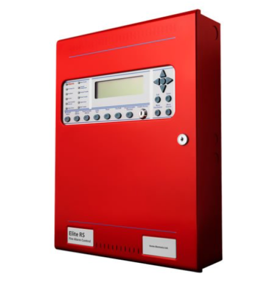 Kentec Elite RS 2 Loop Analogue Addressable Fire Control Panel- Hochiki protocol  - Red ,UL/FM®  Approved