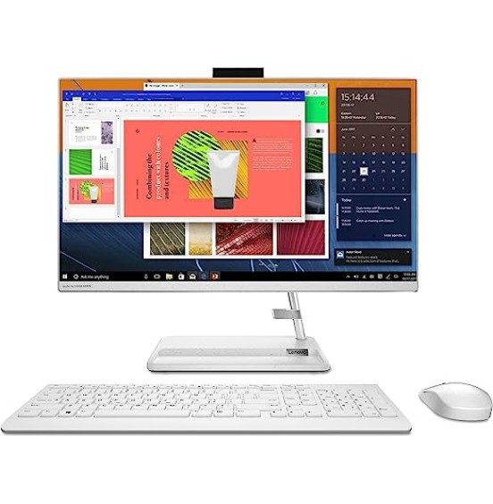 LENOVO AIO I5 12th 256G 24" WHITE NON-TOUCH