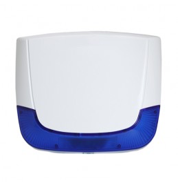 Risco - Wireless 2-Way Lumin8 Outdoor Siren, 433MHz, Blue Lens RWS401B4000A