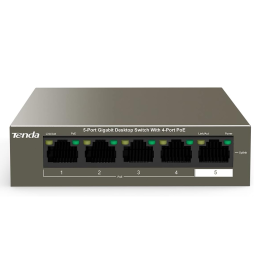 TENDA SWITCH TEG1105P 63W 1 IN 4 OUT