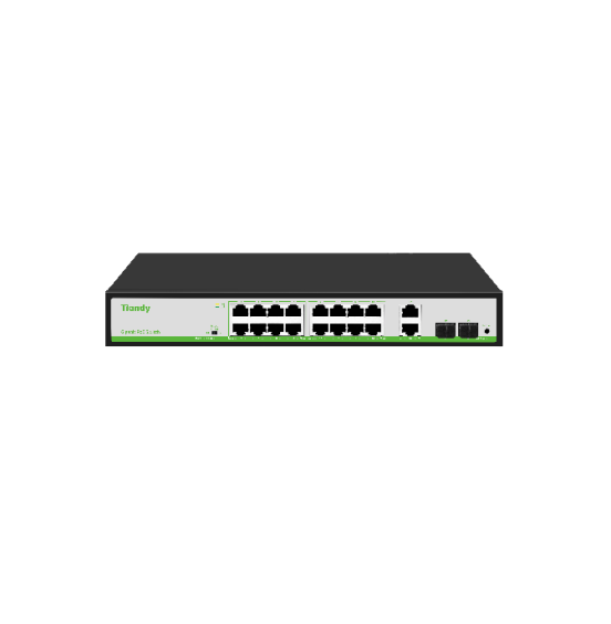 Switch 16+2 Giga +2SFP