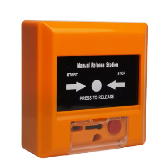 Manual release station Yellow