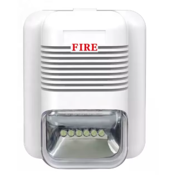 FireSafe Indoor Siren White 3 TONE, DC24V WHITE